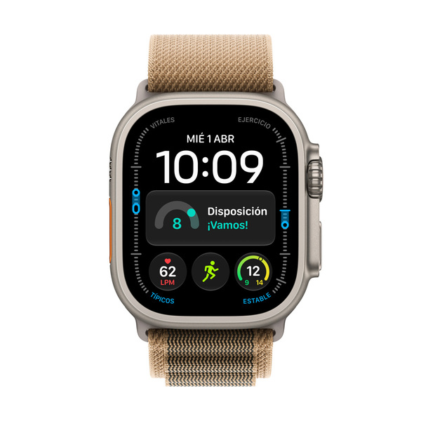 Apple watch ultra 4 49mm gps plus cellular natural titanium alpine loop desert 02