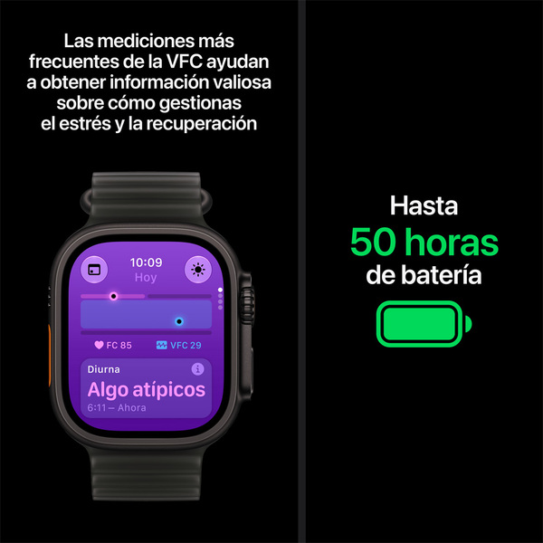 Apple watch ultra 4 49mm gps plus cellular natural titanium trail loop sand 05