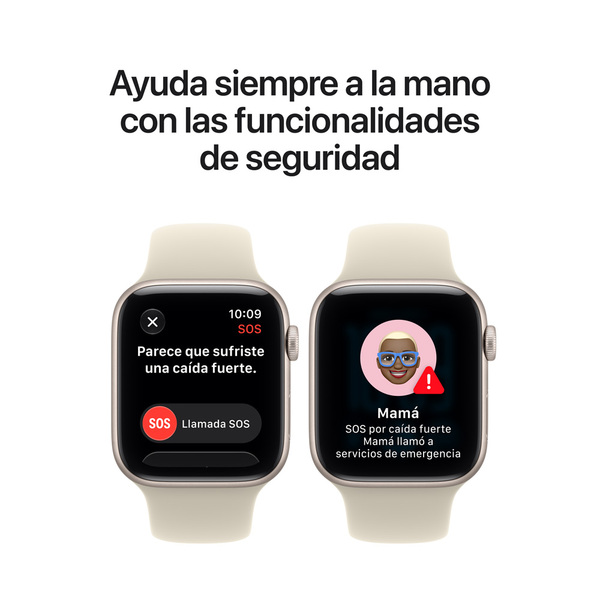 Apple watch se 3 44mm gps starlight aluminum sport band sand 07