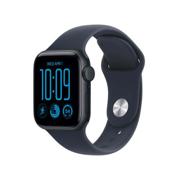 Apple watch se 3 40mm gps plus cellular midnight aluminum sport band navy blue 01