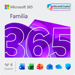 Microsoft 365 Familia (Suscripción por 1 año)