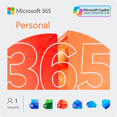 Microsoft 365 Personal (Suscripción por 1 año)
