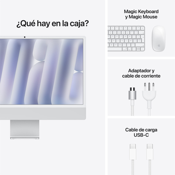 Apple imac 2 ports m6 silver 9