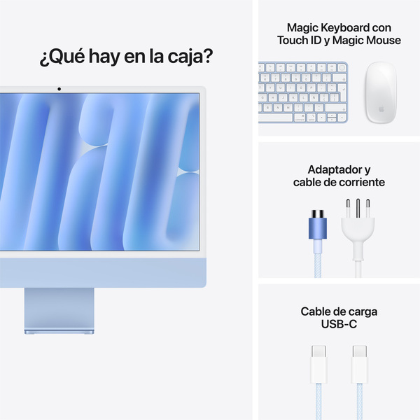 Apple imac 4 ports m6 blue 9