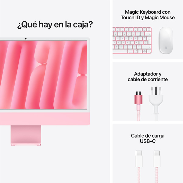 Apple imac 4 ports m6 pink 9