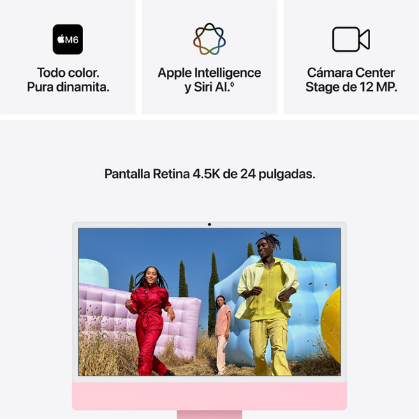 Apple imac 4 ports m6 pink 6