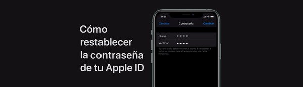 Recupera tu contraseña de tu Apple ID.
